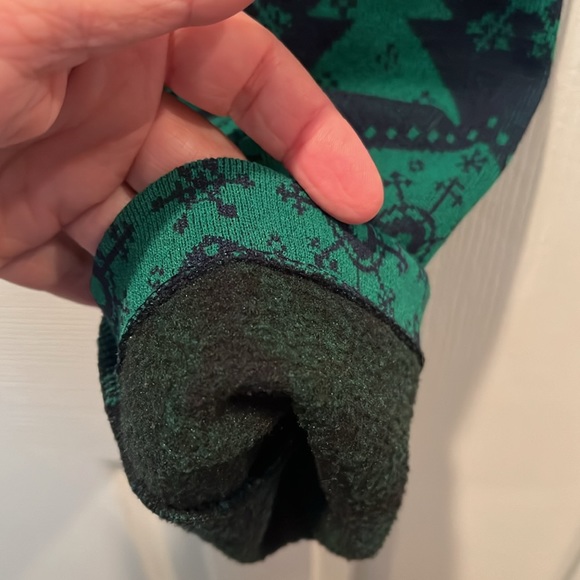 Fleece lined Christmas leggings - Picture 3 of 3